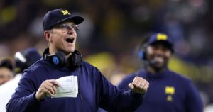 Video: Jim Harbaugh Gets Live Tattoo for Michigan Championship, ‘Impervious to Pain’