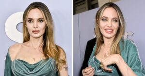 Angelina Jolie Debuts New Chest Tattoo on the Red Carpet, but People Are Divided