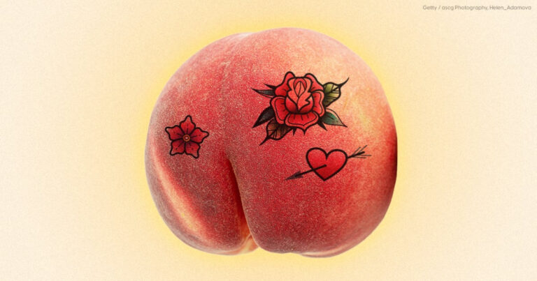 Butt Tattoo Ideas That Are Positively Peachy